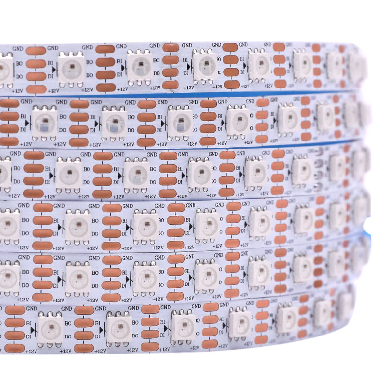 12V WS2815 Individual Addressable 5050 LED Programmable 74LEDs/m RGB Strip Lights 16.4FT 12V WS2815 Individual Addressable 5050 LED Programmable 74LEDs/m RGB Strip Lights 16.4FT